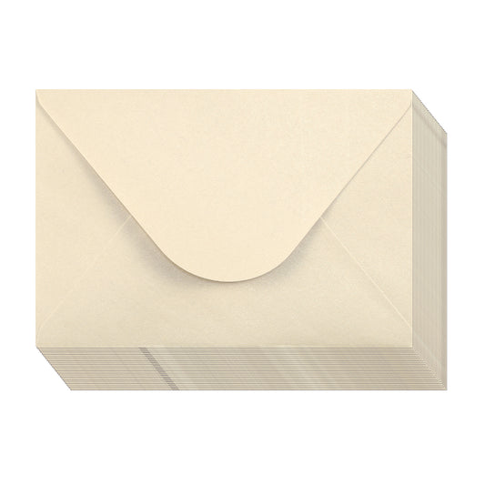 DreamBuilt 50pcs A-7 Pearl Beige Envelopes for Wedding Invitations, Greeting Cards, Photos, Announcements (5.3 x 7.7 inch)