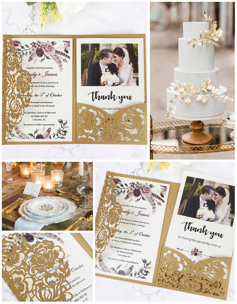 Wedding Invitations Templates & Designs Doris Home cards – DorisHome