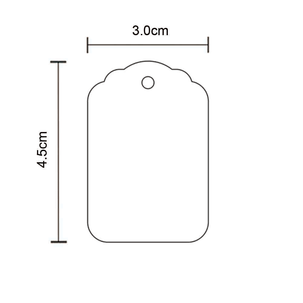 100pcs Custom Personalized Hang Gift Tag with Name, TAG07 - DorisHome