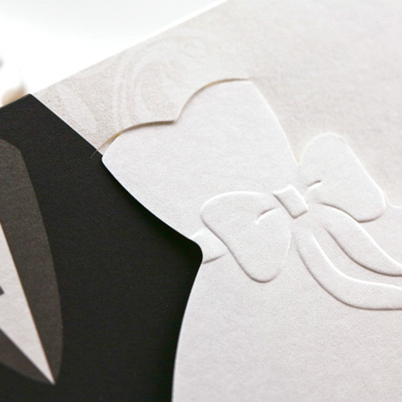 Groom & Bride Clothes Wedding Invitations, Invitations - DorisHome