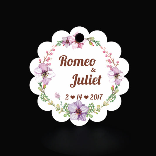 100pcs Custom Personalized Hang Gift Tag with Name, TAG04 - DorisHome