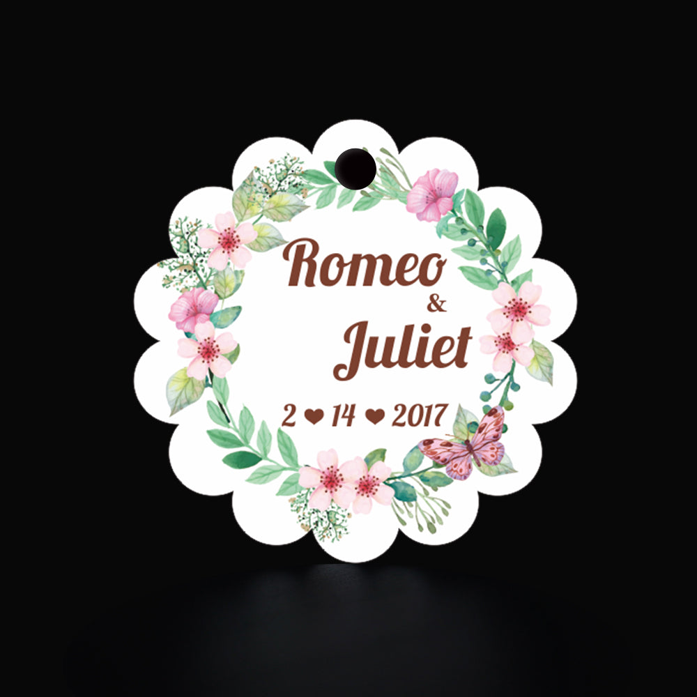 100pcs Custom Personalized Hang Gift Tag with Name, TAG05 - DorisHome