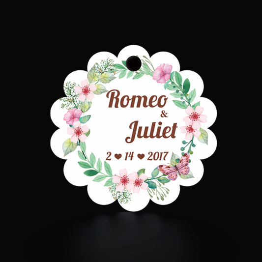 100pcs Custom Personalized Hang Gift Tag with Name, TAG05 - DorisHome