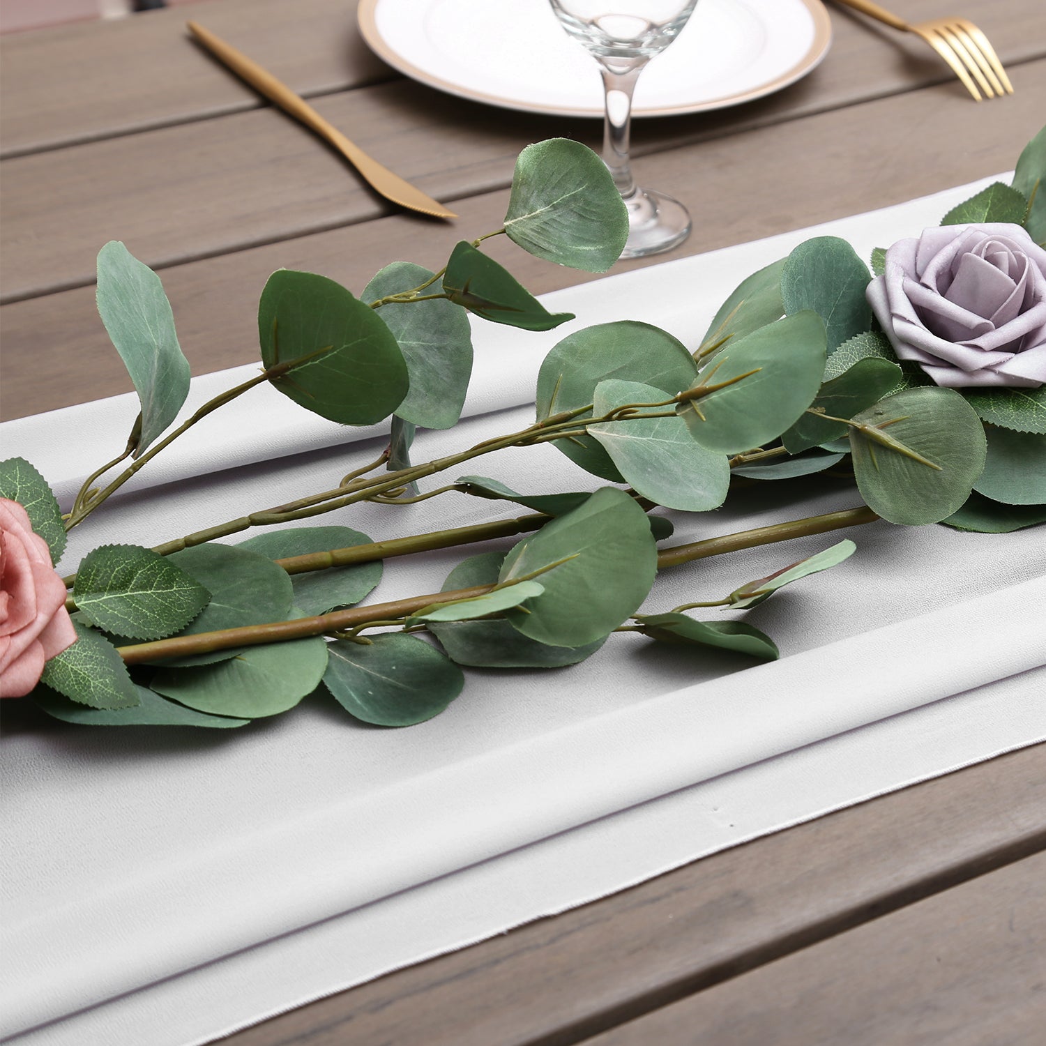 Doris Home 1pc 27x120inches 10ft Light Grev Chiffon Table Runner Tulle Extra Long Sheer Decoration With Ivory Ribbon For Romantic Wedding Reception Bridal Baby Shower Holiday Party - DorisHome