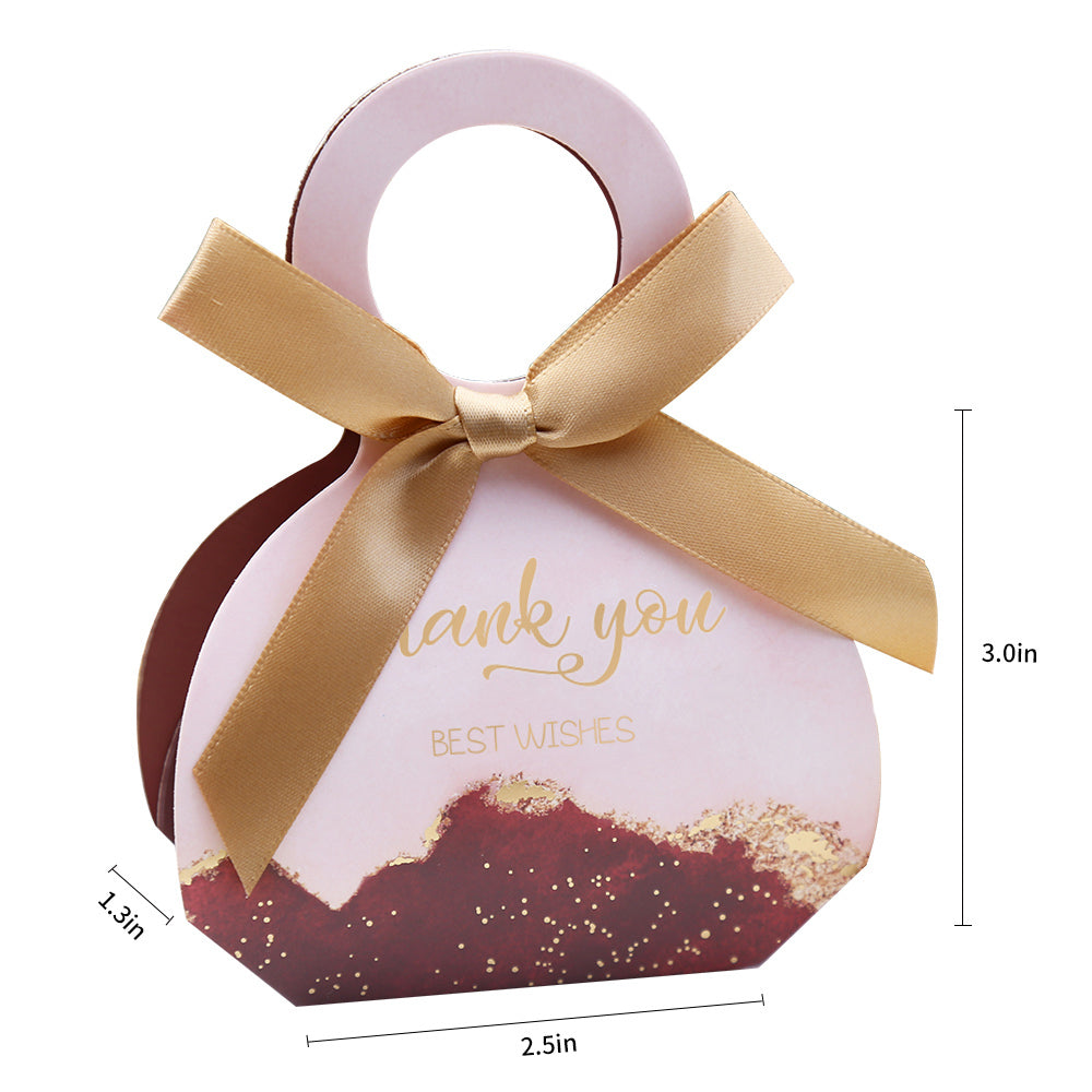 50pcs Red ocean Wedding Favor Boxes Candy Box, CB083R - DorisHome