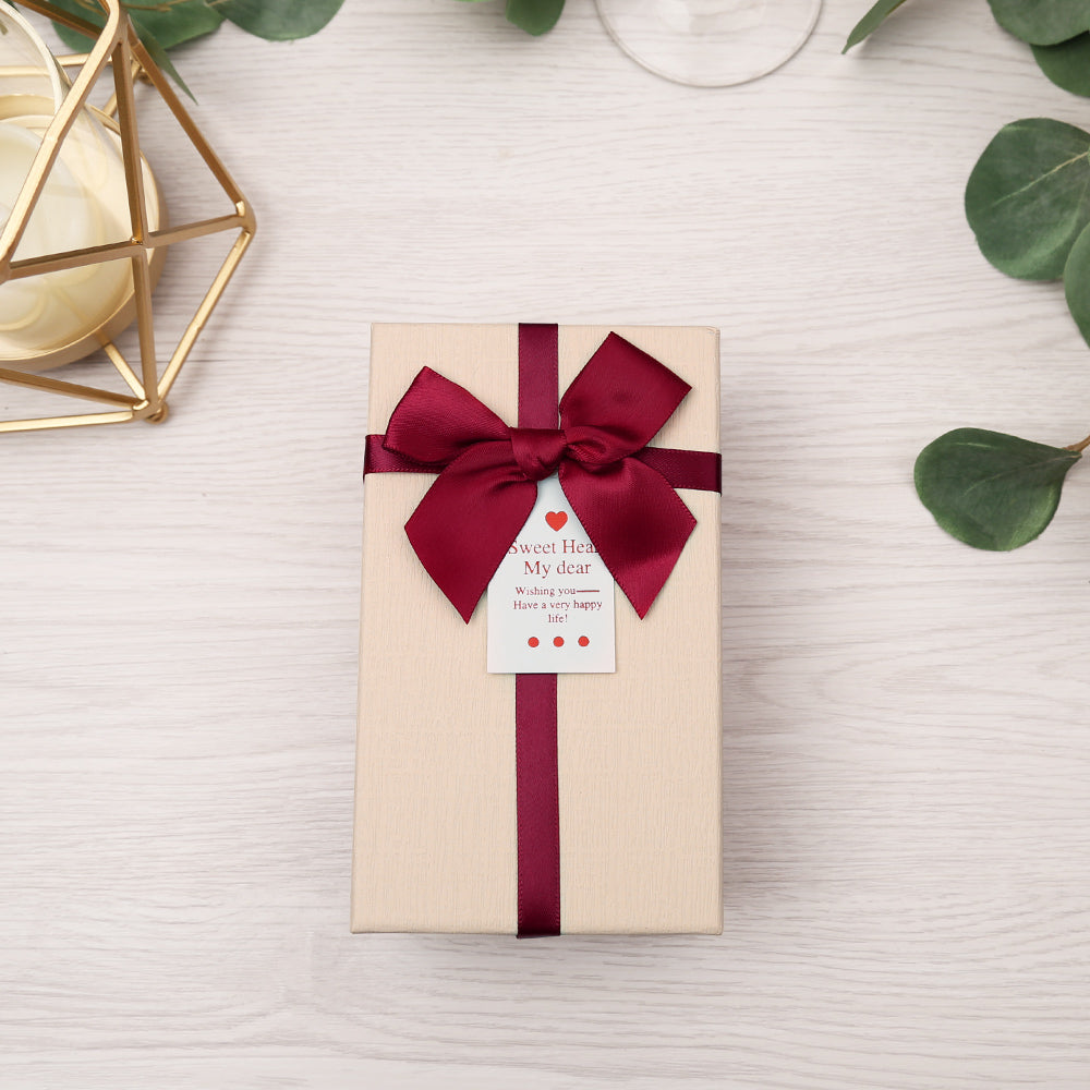 Handmade Fringe Chiffon Silk-Like Ribbon 2" x 7Yd Set of 3 Rolls Ribbons for Wedding Invitations, Bouquets, Gift Wrapping (3 Rolls Mauve) - DorisHome