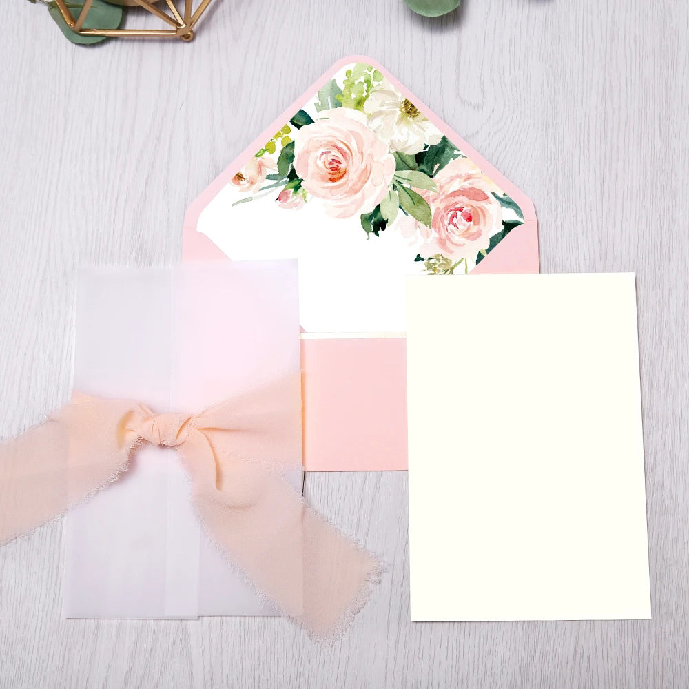 Pocket Burgundy Wedding Invitations Greeting Cards - DorisHome