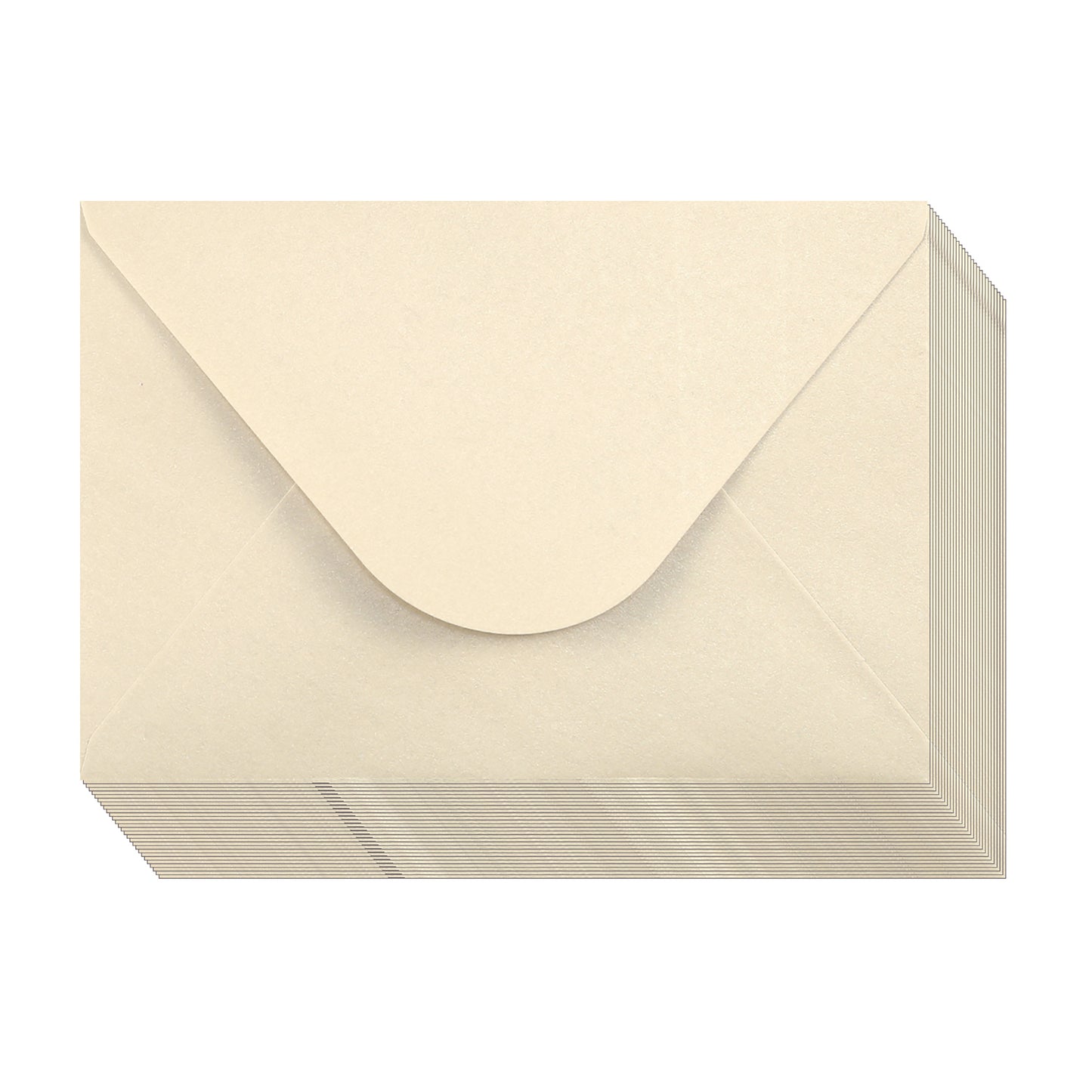 DreamBuilt 50pcs A-7 Pearl Beige Envelopes for Wedding Invitations, Greeting Cards, Photos, Announcements (5.3 x 7.7 inch)