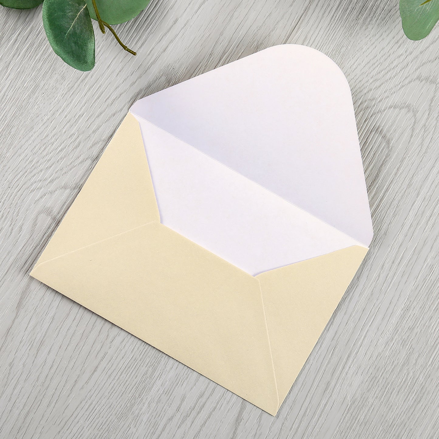 DreamBuilt 50pcs A-7 Pearl Beige Envelopes for Wedding Invitations, Greeting Cards, Photos, Announcements (5.3 x 7.7 inch)