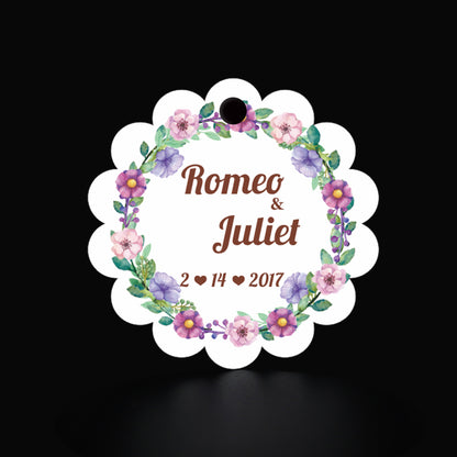 100pcs Custom Personalized Hang Gift Tag with Name, TAG01 - DorisHome
