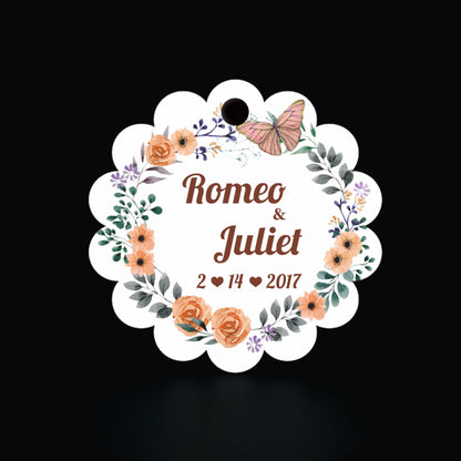100pcs Custom Personalized Hang Gift Tag with Name, TAG03 - DorisHome