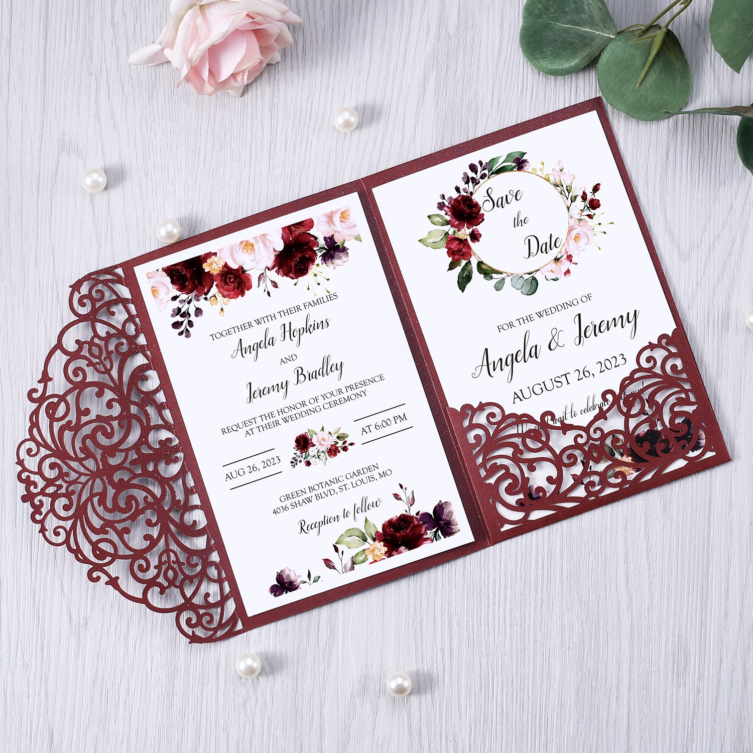 European Holiday Greeting Card Laser Hollow Wedding Invitation Paper Gift  Card - China Greeting Card and Invitation Card price