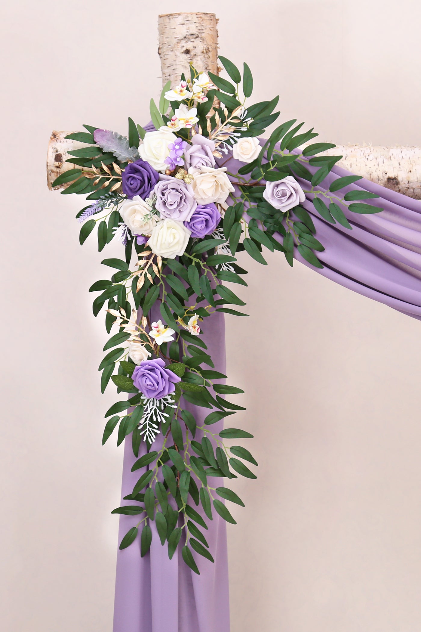 DORIS HOME Artificial Flower Swag Burgundy and Pink for Wedding Ceremo –  DorisHome