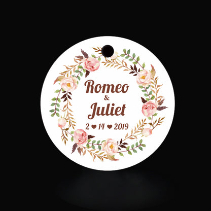 100pcs Custom Personalized Hang Gift Tag with Name, TAG08 - DorisHome
