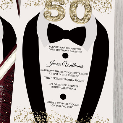 Burgundy Floral Laser cut invitation cards for Wedding, Anniversary, Quinceanera, Birthday - DorisHome